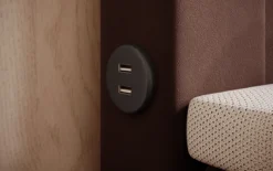 Boxspringbett Minera mit LED, USB und Stauraum