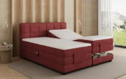 Boxspringbett Monaco - elektrisch verstellbar in Stoff