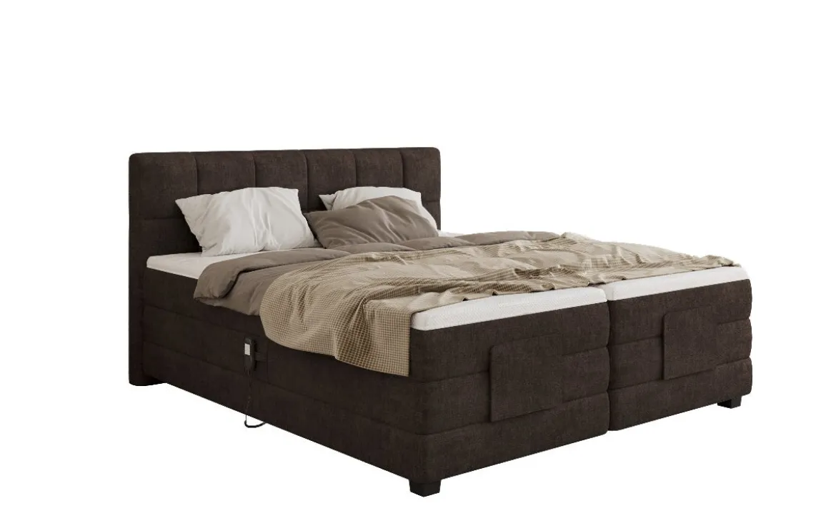 Boxspringbett Monaco - elektrisch verstellbar in Stoff