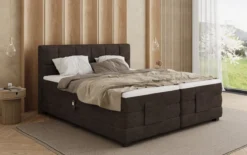 Boxspringbett Monaco - elektrisch verstellbar in Stoff