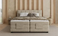 Boxspringbett Monaco - elektrisch verstellbar in Stoff