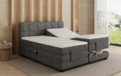 Boxspringbett Monaco - elektrisch verstellbar in Stoff