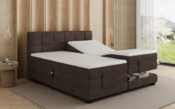 Boxspringbett Monaco - elektrisch verstellbar in Stoff