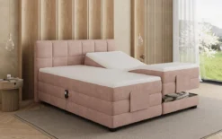 Boxspringbett Monaco - elektrisch verstellbar in Stoff