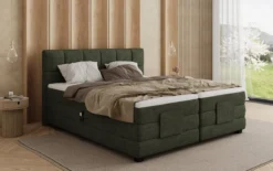 Boxspringbett Monaco - elektrisch verstellbar in Stoff