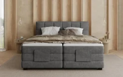 Boxspringbett Monaco - elektrisch verstellbar in Stoff