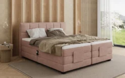 Boxspringbett Monaco - elektrisch verstellbar in Stoff