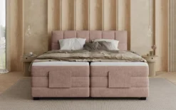 Boxspringbett Monaco - elektrisch verstellbar in Stoff