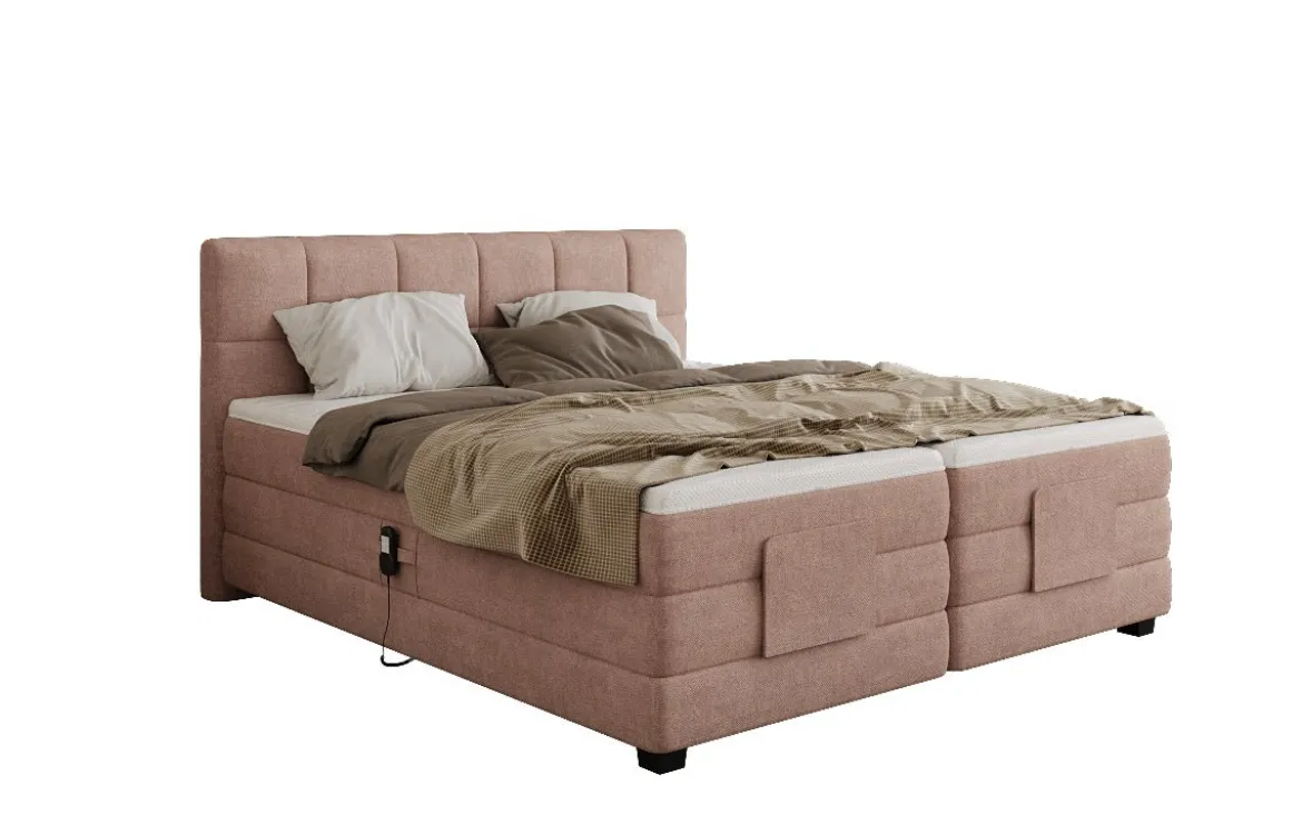 Boxspringbett Monaco - elektrisch verstellbar in Stoff