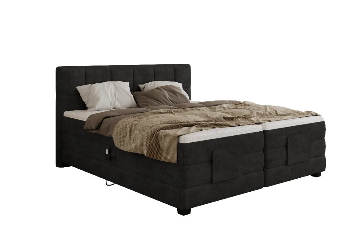 Boxspringbett Monaco - elektrisch verstellbar in Stoff