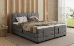 Boxspringbett Monaco - elektrisch verstellbar in Samt