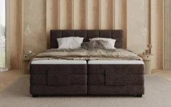 Boxspringbett Monaco - elektrisch verstellbar in Samt
