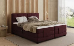 Boxspringbett Monaco - elektrisch verstellbar in Samt