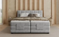 Boxspringbett Monaco - elektrisch verstellbar in Samt
