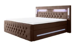 Boxspringbett Moonlight mit LED, USB und Stauraum