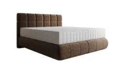 Boxspringbett Nala in Strukturstoff mit Schwebeoptik