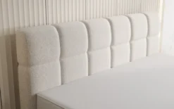 Boxspringbett Nala in Strukturstoff mit Schwebeoptik