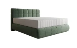 Boxspringbett Nala in Strukturstoff mit Schwebeoptik