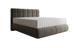 Boxspringbett Nala in Strukturstoff mit Schwebeoptik