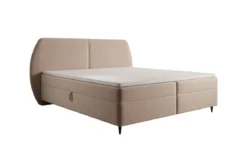 Boxspringbett Nara in Strukturstoff mit Stauraum