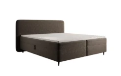 Boxspringbett Nea in Strukturstoff mit Stauraum