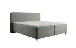Boxspringbett Nea in Strukturstoff mit Stauraum