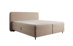 Boxspringbett Nea in Strukturstoff mit Stauraum