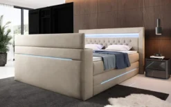 Boxspringbett Neptun mit TV Lift und RGB