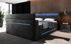 Boxspringbett Neptun mit TV Lift und RGB