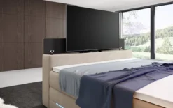 Boxspringbett Neptun mit TV Lift und RGB