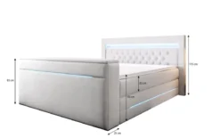 Boxspringbett Neptun mit TV Lift und RGB