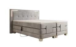 Boxspringbett Noctis Samt elektrisch verstellbar mit LED