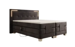 Boxspringbett Noctis Samt elektrisch verstellbar mit LED