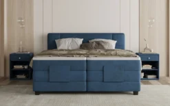 Boxspringbett Noela Samt elektrisch verstellbar
