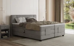 Boxspringbett Noela Samt elektrisch verstellbar