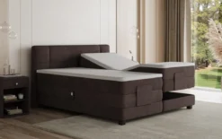 Boxspringbett Noela Samt elektrisch verstellbar