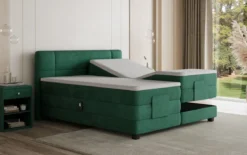 Boxspringbett Noela Samt elektrisch verstellbar