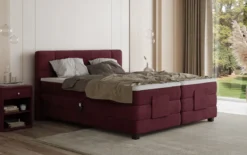 Boxspringbett Noela Samt elektrisch verstellbar
