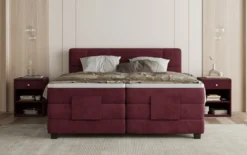Boxspringbett Noela Samt elektrisch verstellbar