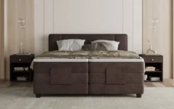 Boxspringbett Noela Samt elektrisch verstellbar