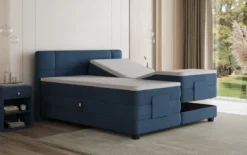 Boxspringbett Noela Samt elektrisch verstellbar