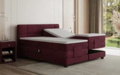 Boxspringbett Noela Samt elektrisch verstellbar
