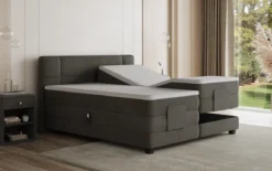 Boxspringbett Noela Samt elektrisch verstellbar
