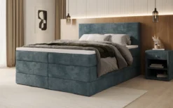 Boxspringbett Noren mit Stauraum in Cord