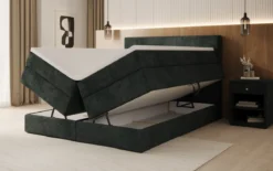 Boxspringbett Noren mit Stauraum in Cord