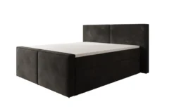 Boxspringbett Ophelia II mit hochklappbarem Stauraum in Samt