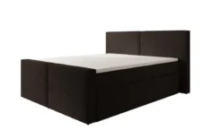 Boxspringbett Ophelia II mit Schubladen in Teddy Bouclé