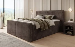 Boxspringbett Ophelia II mit Schubladen in Cord