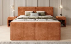 Boxspringbett Ophelia II mit Schubladen in Cord