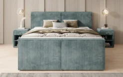 Boxspringbett Ophelia II mit Schubladen in Cord